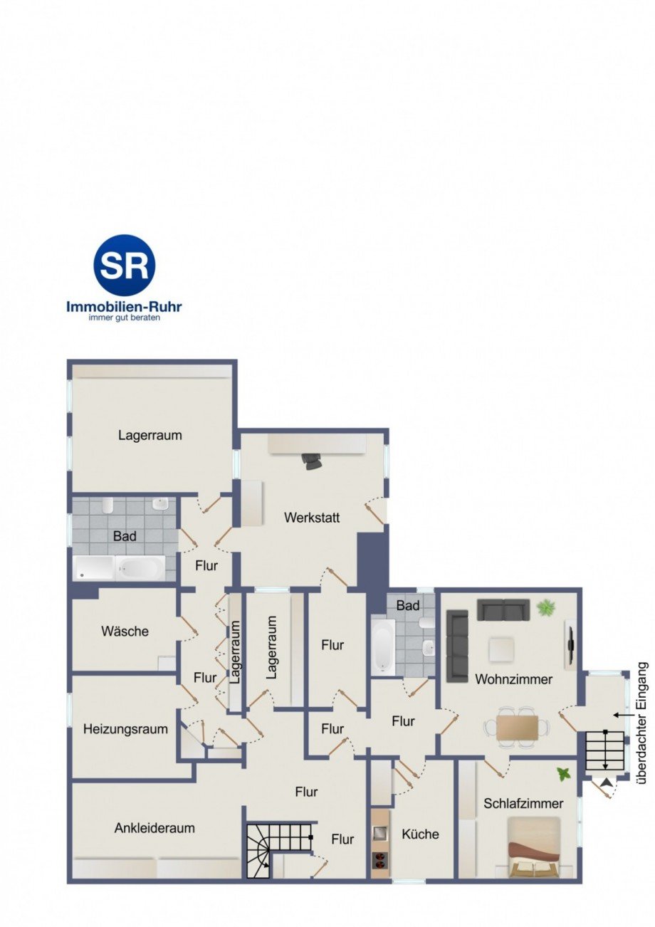 Grundriss Keller Einfamilienhaus Bochum