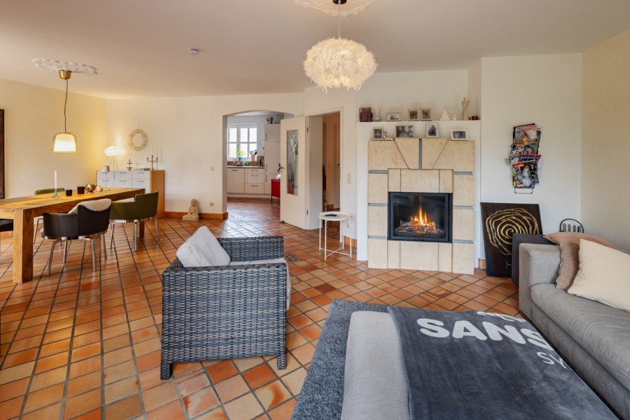 Wohnzimmer Doppelhaush�lfte Bochum