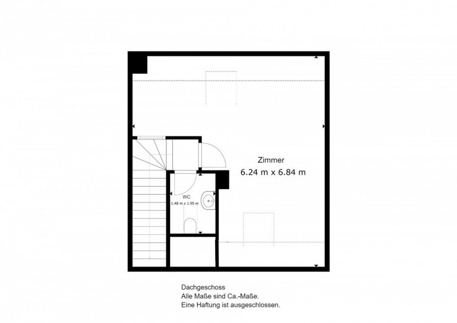 Dachgeschoss Reihenmittelhaus Bochum / Eppendorf