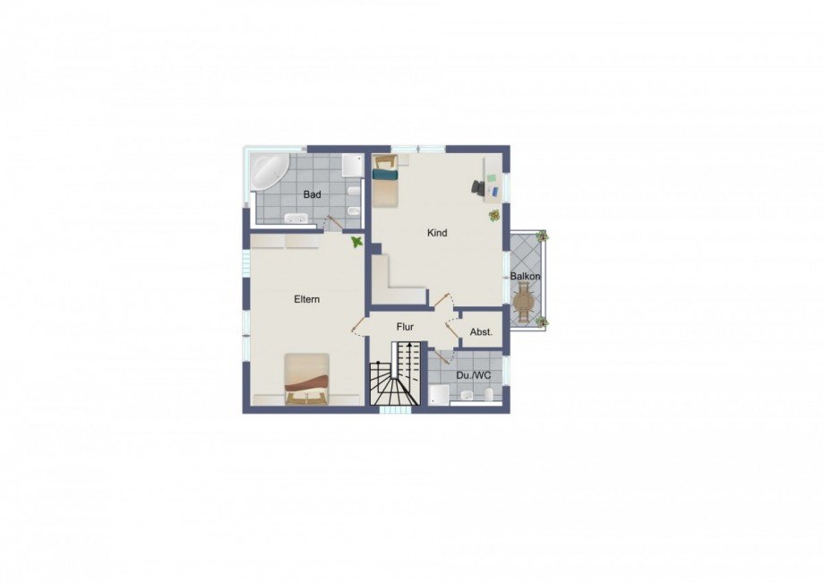 Grundriss OG Einfamilienhaus L�dinghausen