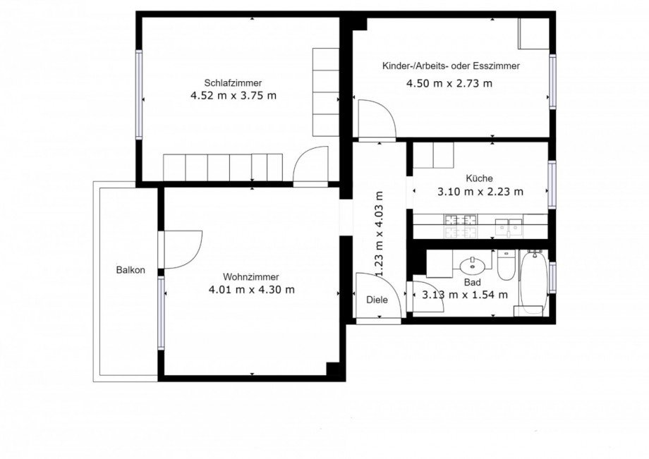 Wohnung Etagenwohnung Hattingen