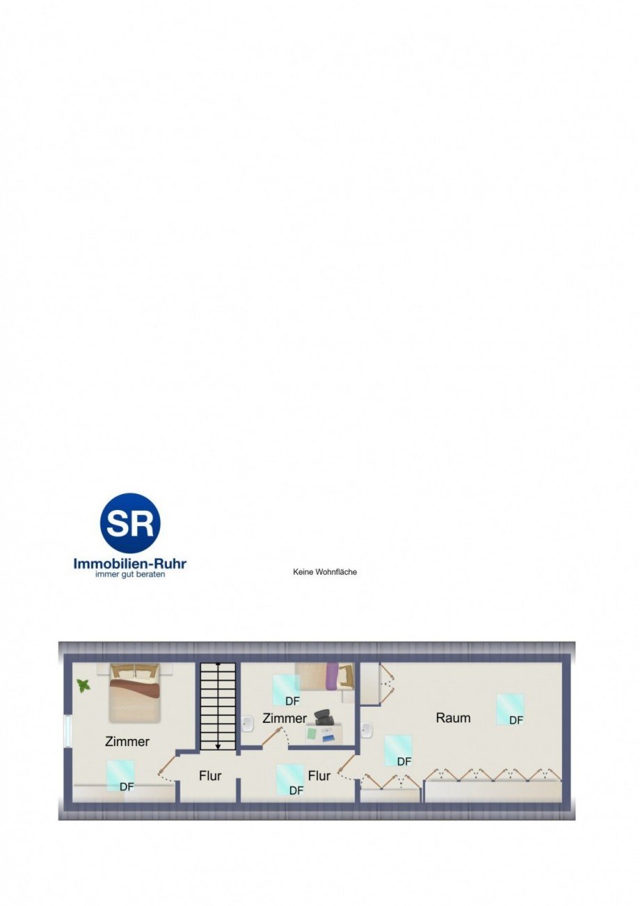 Grundriss DG Einfamilienhaus Bochum