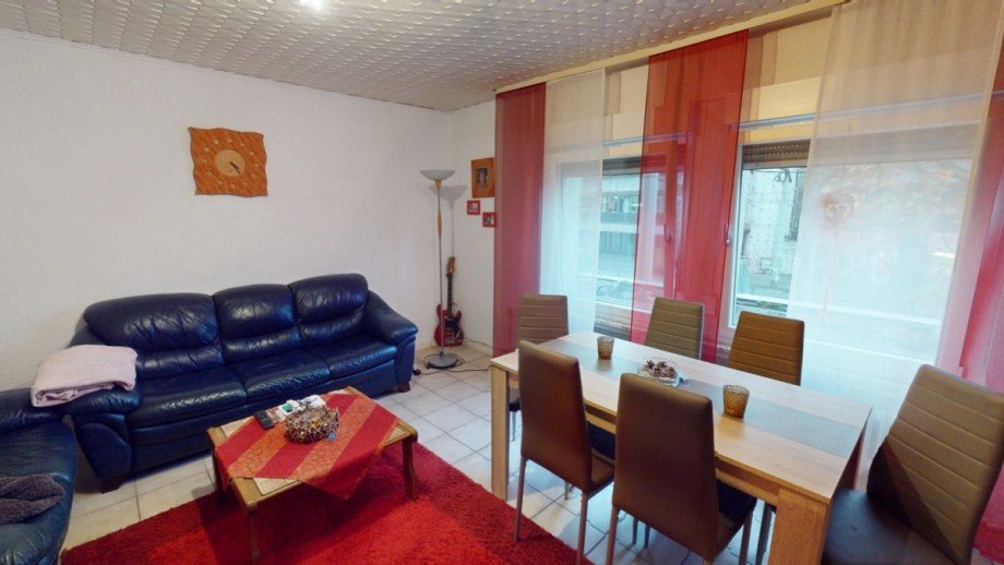 Wohn-Esszimmer Etagenwohnung Bochum
