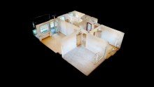 3D-Wohnung 3,5 Raumwohnung im energetisch sanierten Mehrfamilienhaus mit Balkon auf Erbpachtgrundst�ck