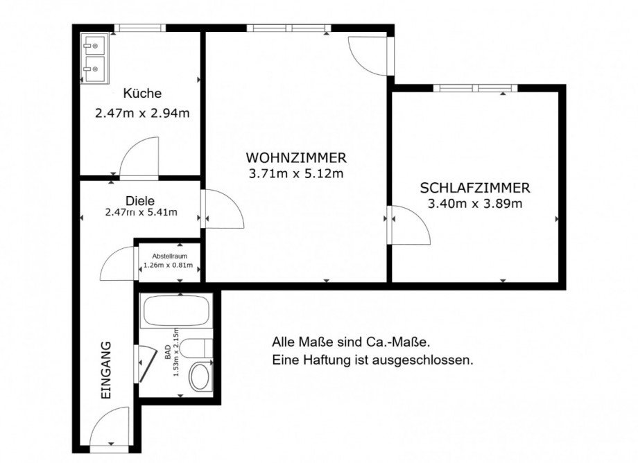 Grundriss Etagenwohnung Bochum