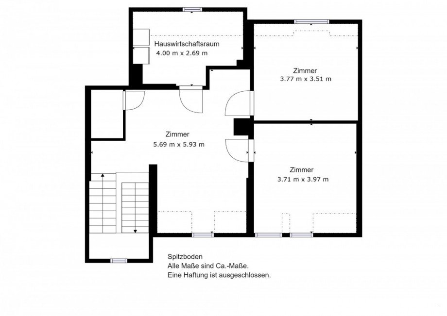 DG Spitzboden Mehrfamilienhaus Bochum