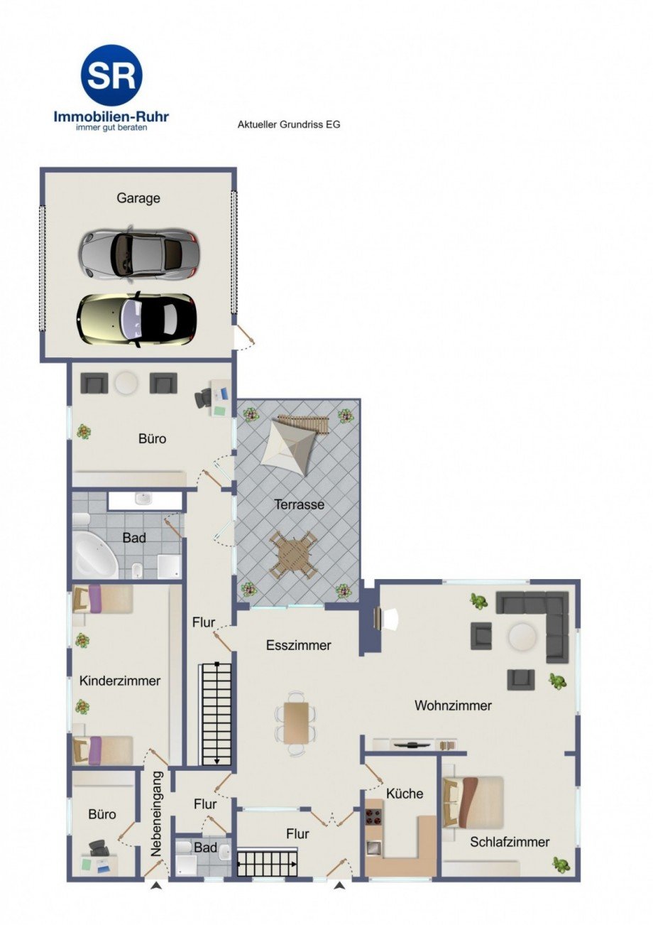 Grundriss EG Aktuell Einfamilienhaus Bochum