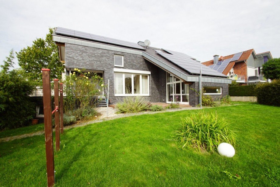 Ansicht R�ckseite Einfamilienhaus Nottuln