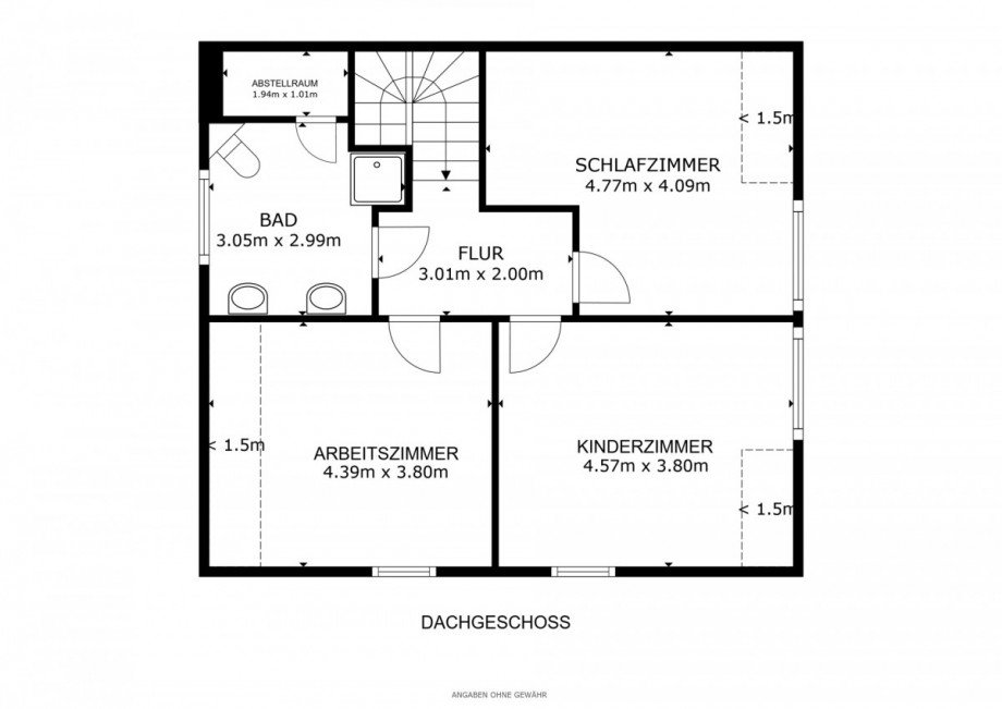 Dachgeschoss Doppelhaush�lfte Bochum