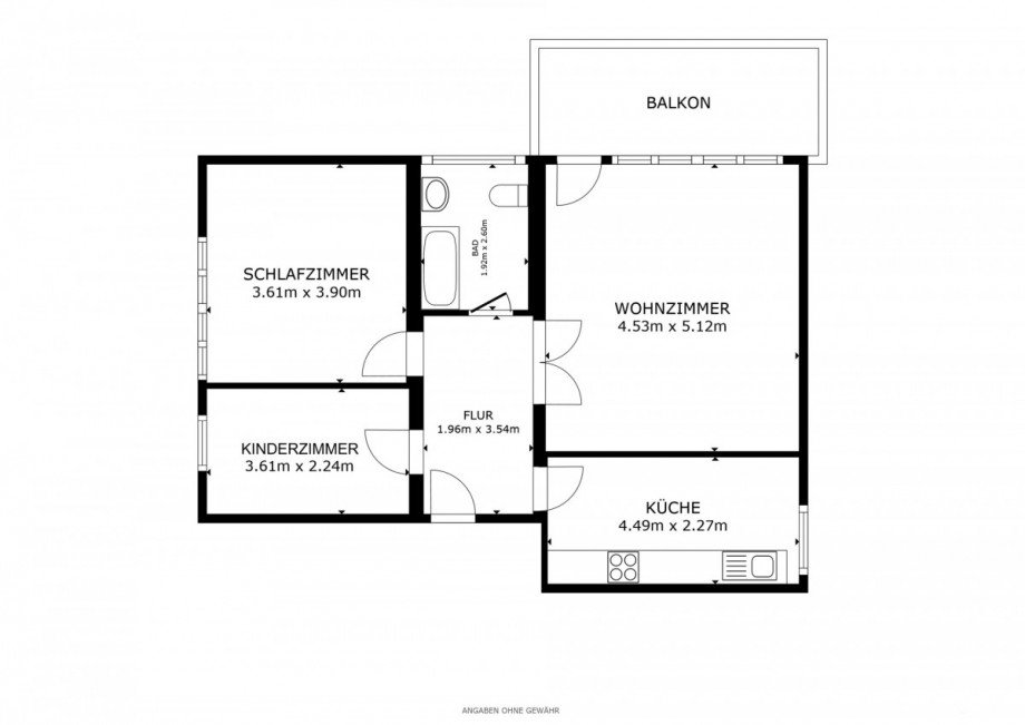 Grundriss Etagenwohnung Bochum