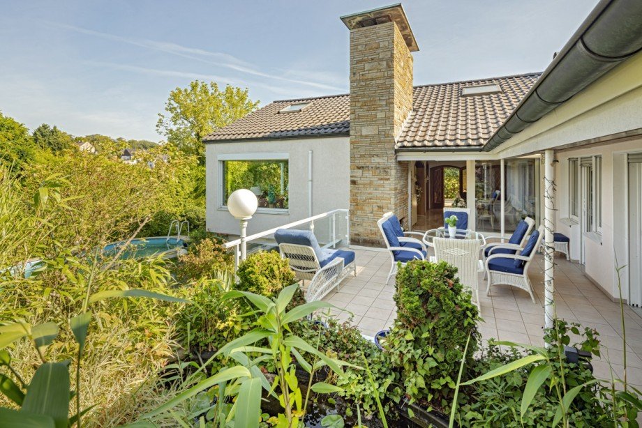Terrasse oben Einfamilienhaus Bochum