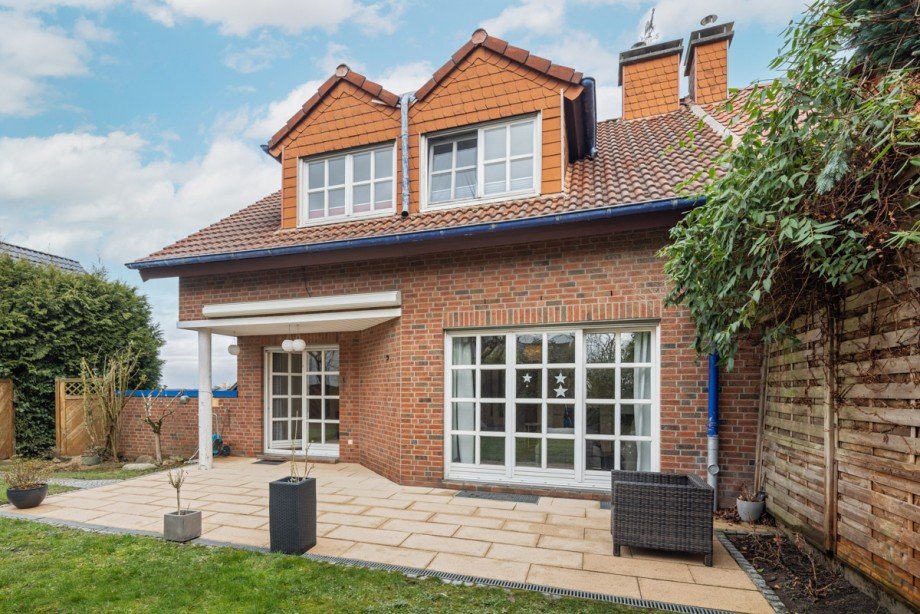 Terrasse Doppelhaush�lfte Bochum