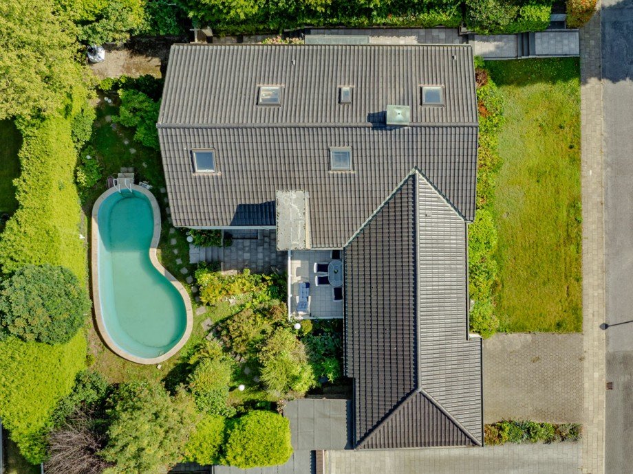 Ansicht von Oben Einfamilienhaus Bochum