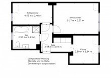 Dachgeschoss Gem�tliche DG-Wohnung in ruhiger Lage in Bochum-Dahlhausen!