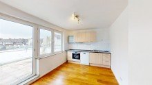 K�che 3,5-Raum-Penthouse-Wohnung mit Balkon, Wintergarten, zur Miete in zentraler Lage von Recklinghausen