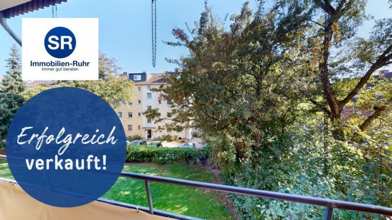  Hattingen Etagenwohnung 3,5 Raum Eigentumswohnung, frei, 1. OG mit Balkon in zentraler Lage und Blick ins Gr�ne