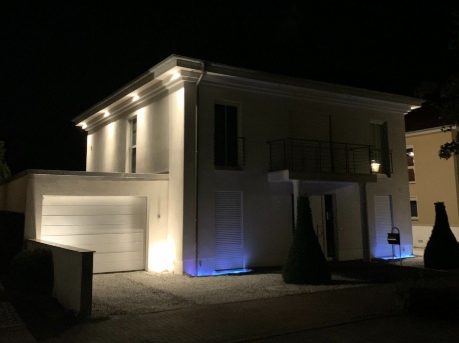 Nachtfoto Einfamilienhaus L�dinghausen