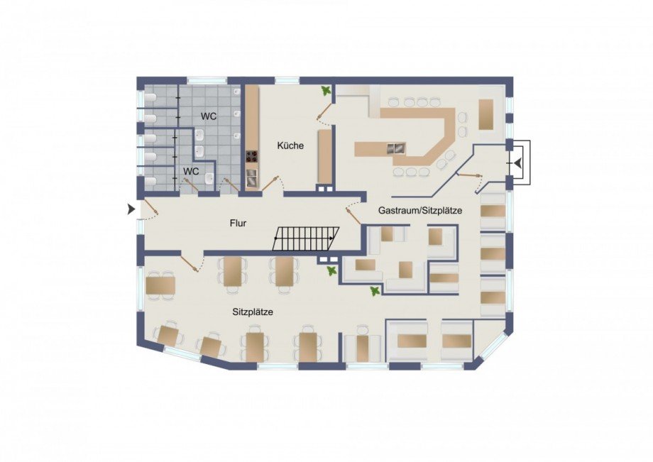 Altbau EG Hotels Bochum